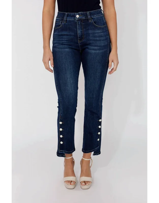 High Waisted Slim Leg Jeans