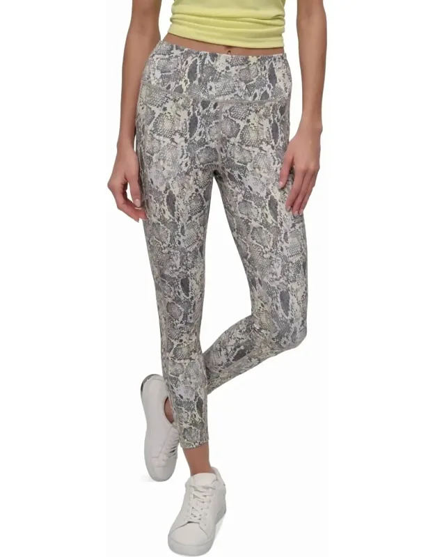 Printed High-waist 7/8 Tight Leggings