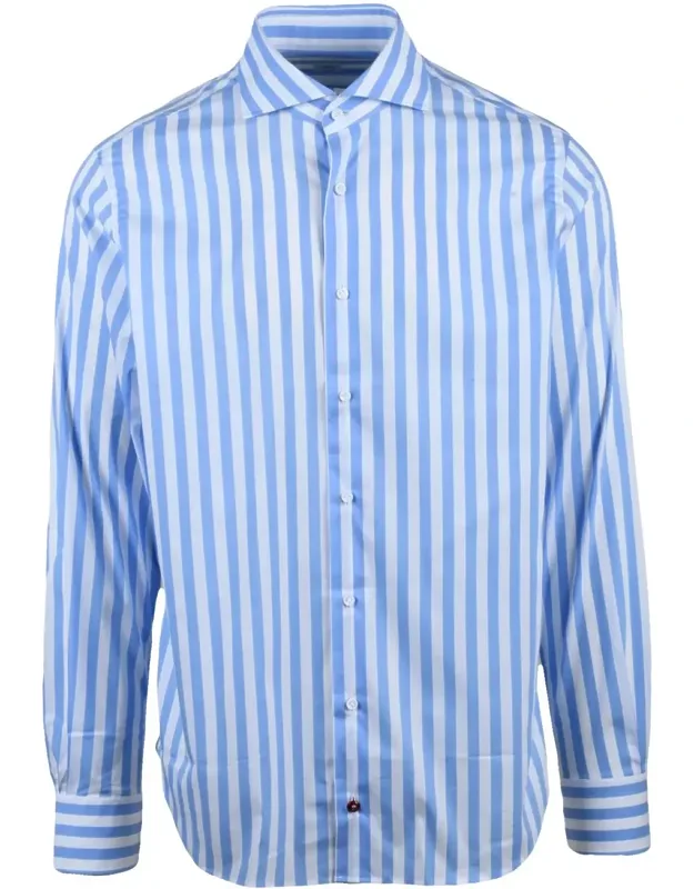 Cotton-blend Striped Shirt