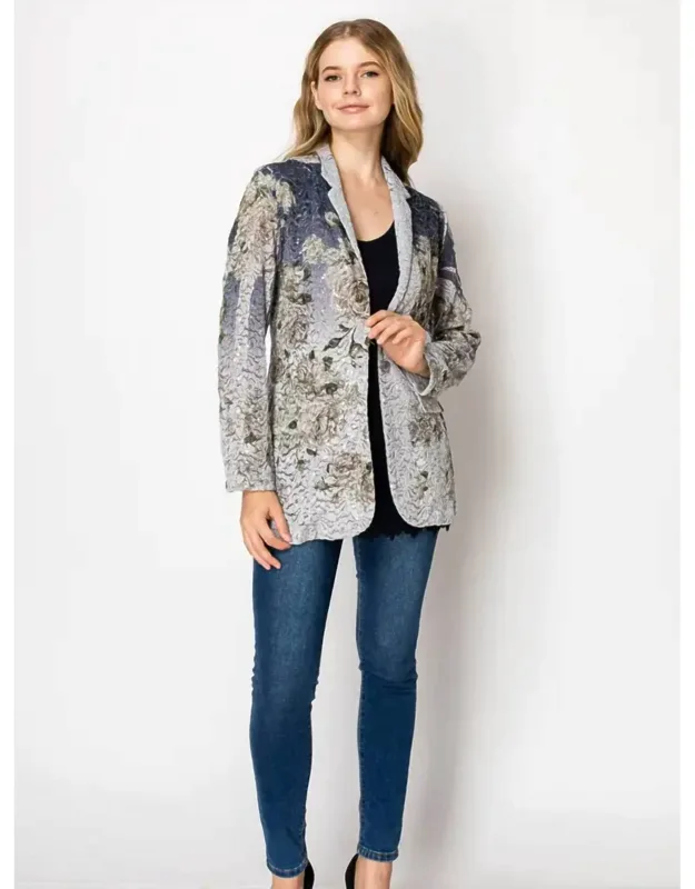 Lace & Sequin Blazer Jacket