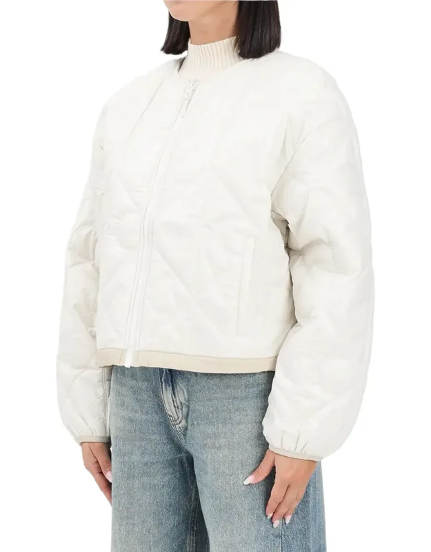 Boxy Cropped Padded Coat