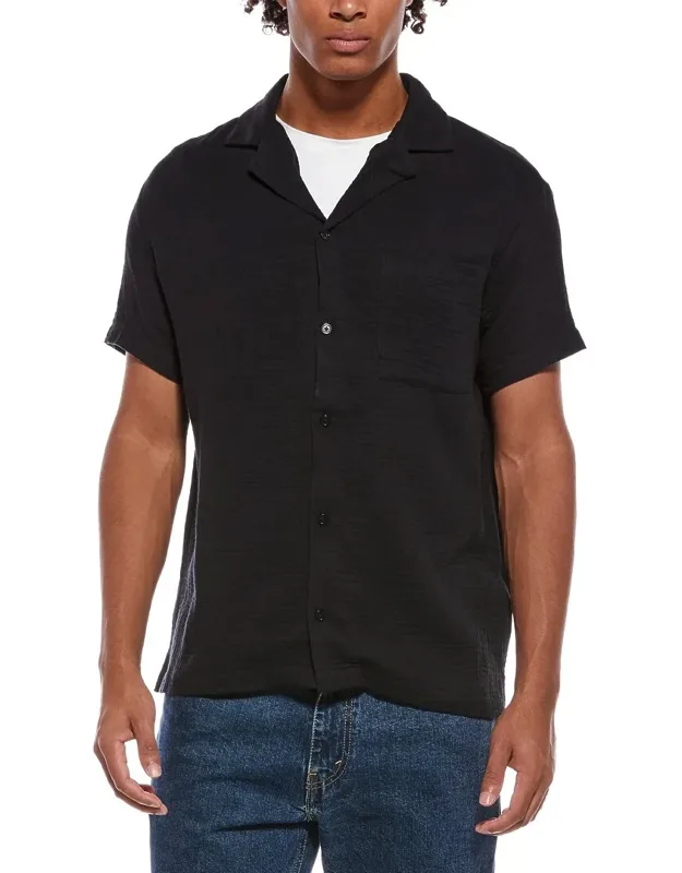 Gauze Camp Collar Shirt