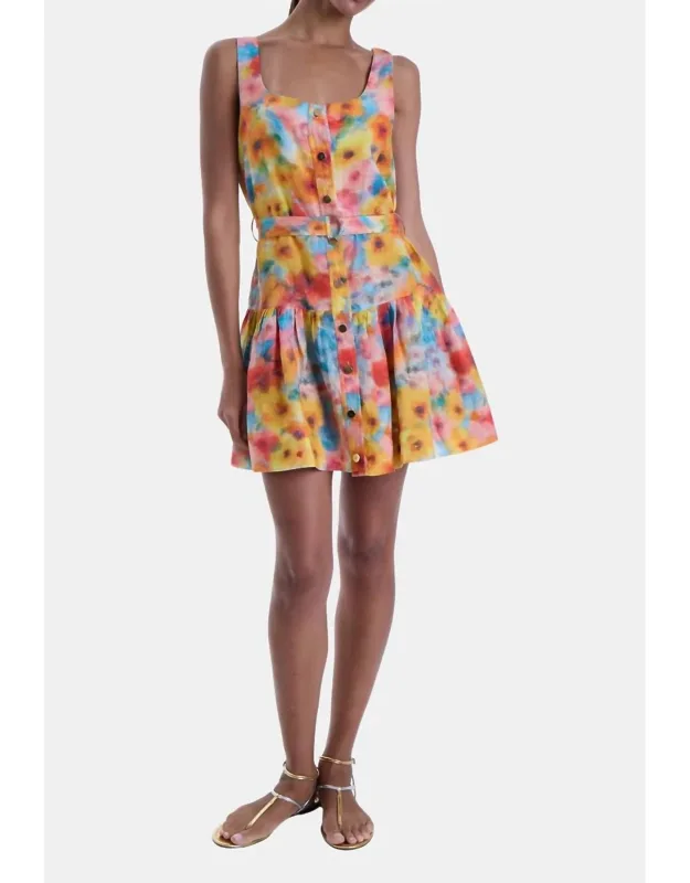 June Print Mini Dress