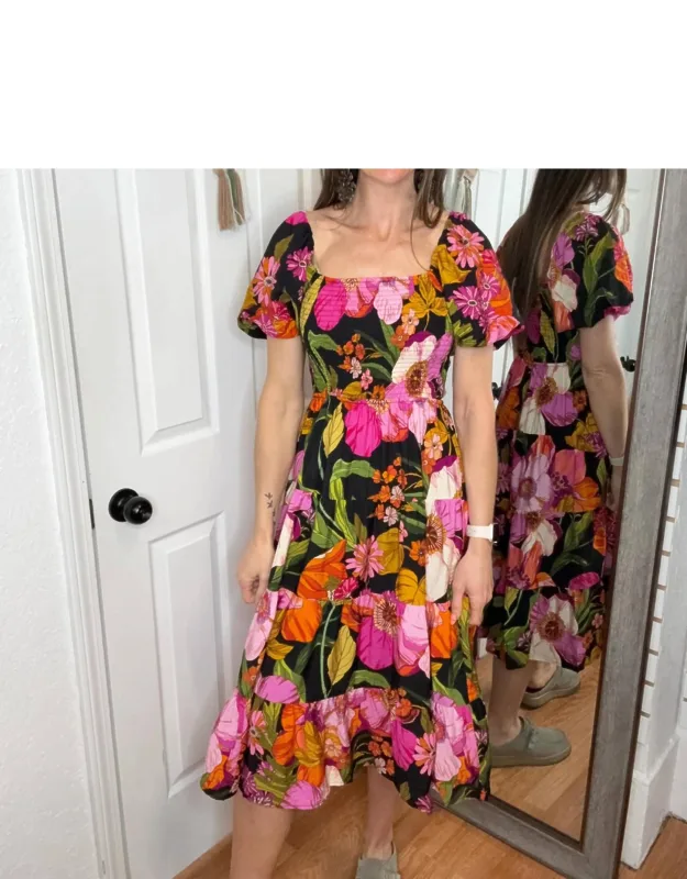 Floral Midi Dress