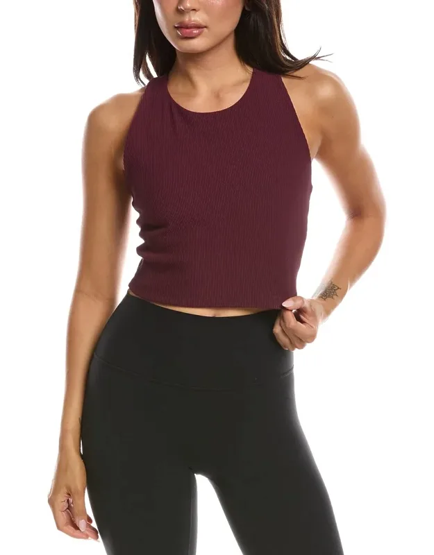 Refocus Ribbed Cropped Tank