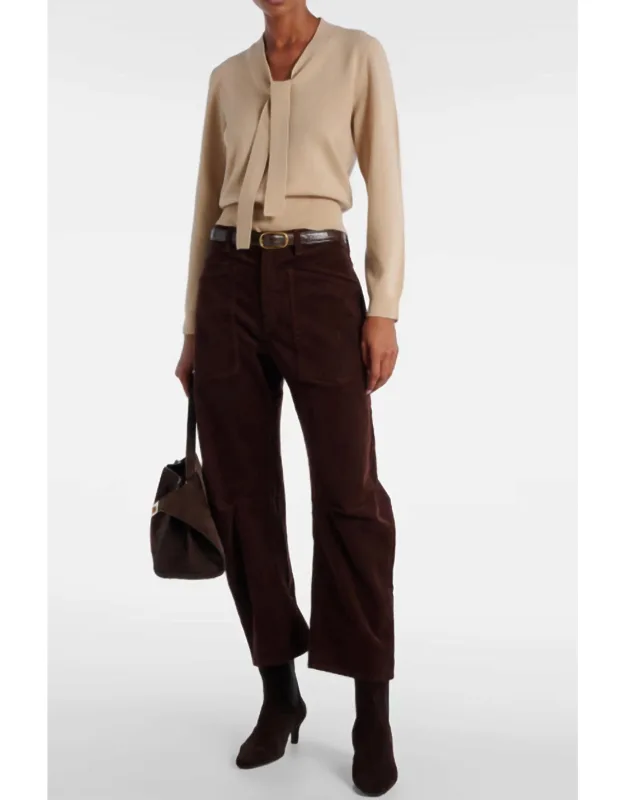 Genesis Long Sleeve Neck Tie Sweater