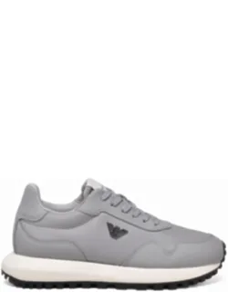 Light Grey Polyamide Rubber Sneakers