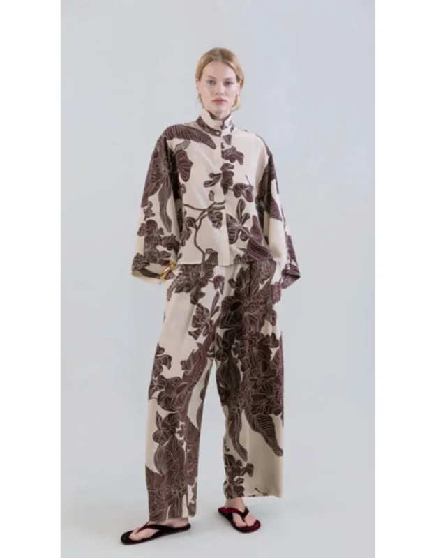 Orient Contour Relaxed Palazzo Pants