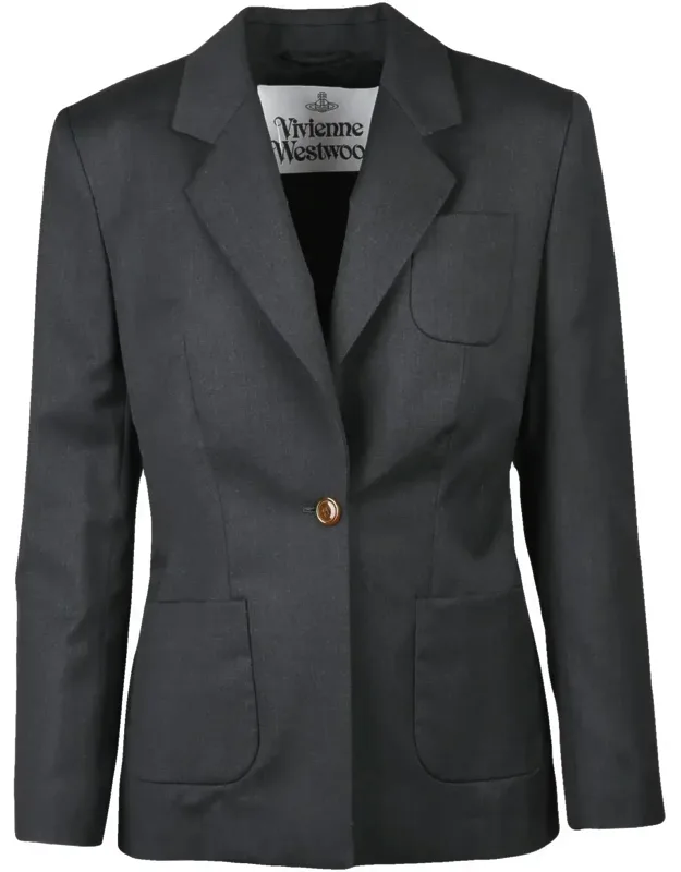 Wool Fitted Blazer