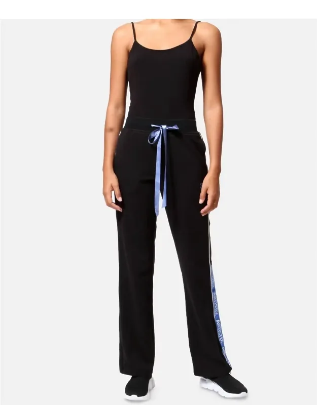 Logo Stripe Track Pants