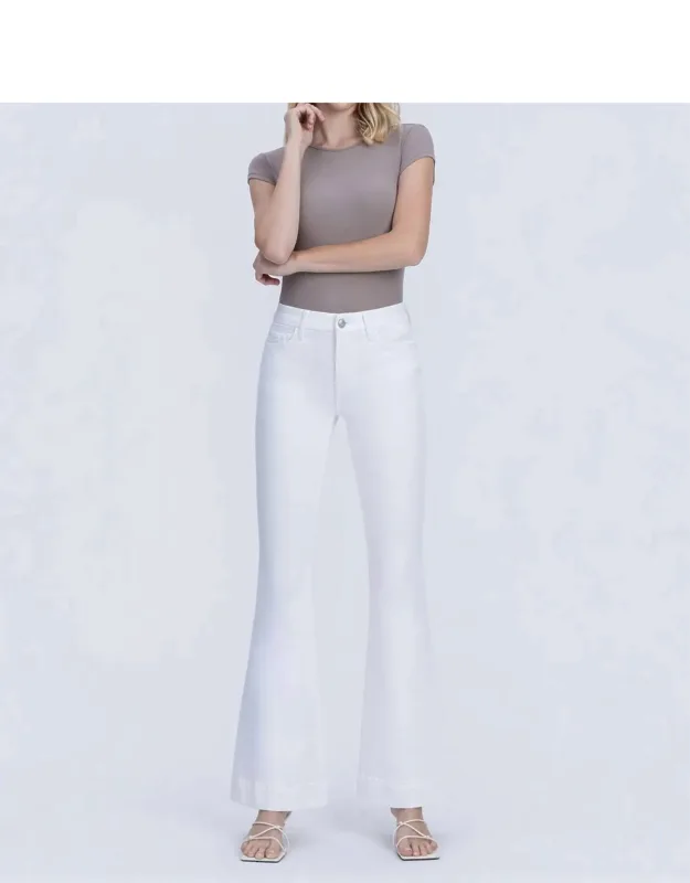 Tummy Control Mid Rise Flare Jeans