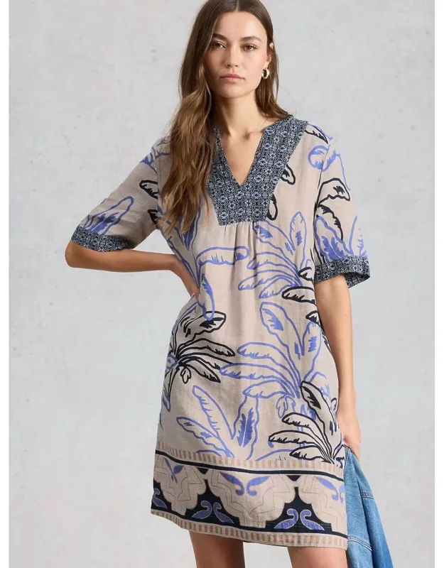 Linen Mini Dress