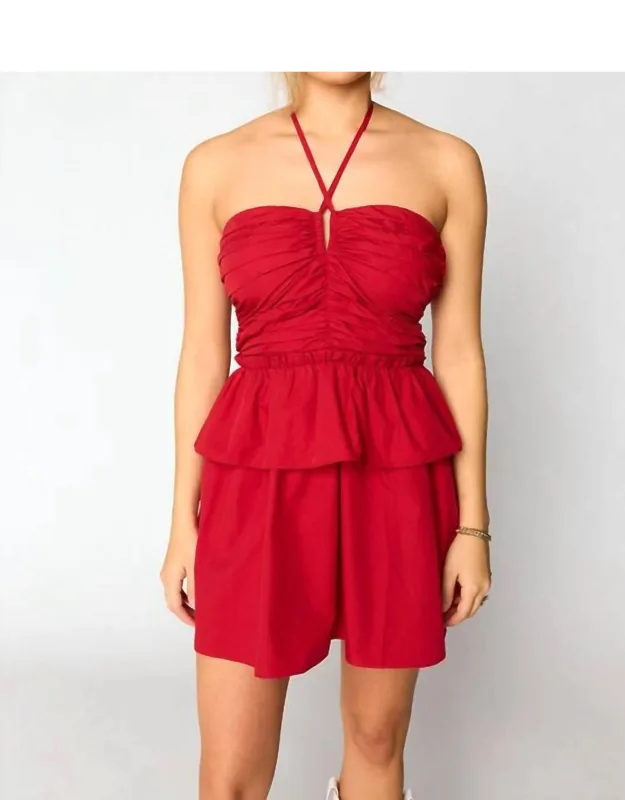 Remi Halter Romper Dress
