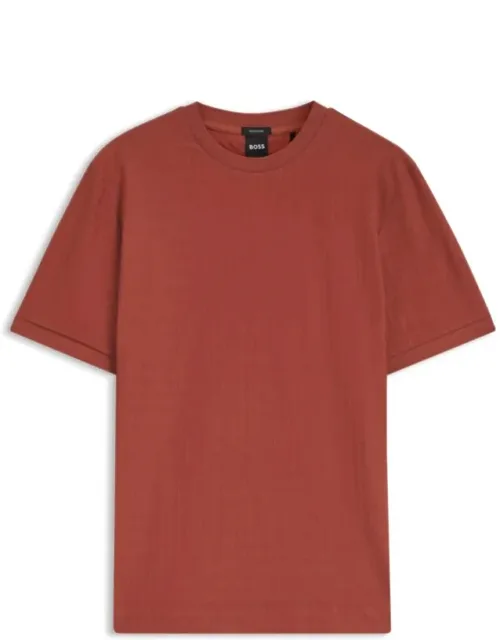 Geometric-jacquard T-shirt