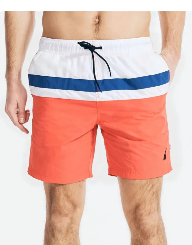 Allover Print Swim Trunks