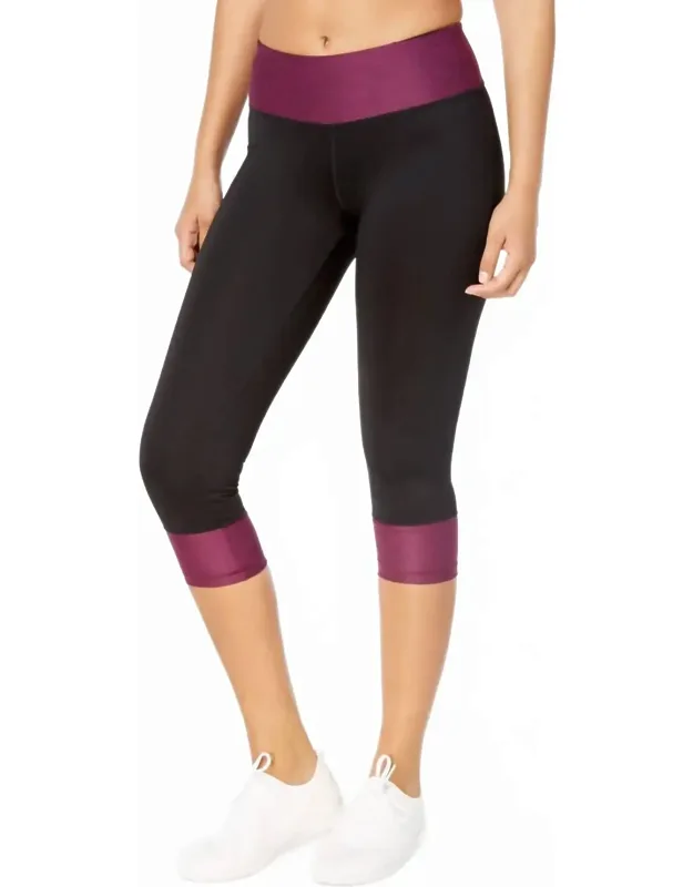 Rapidry Colorblocked Capri Leggings