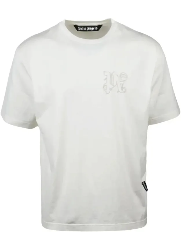 Minimalist Crew Neck T-shirt With Subtle Logo Detail