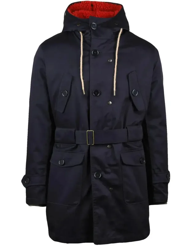Parka With Removable Plush Lining And Practical Pockets