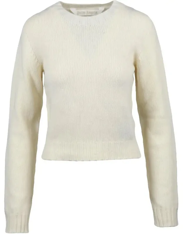Crewneck Sweater With Gothic Text Detailing