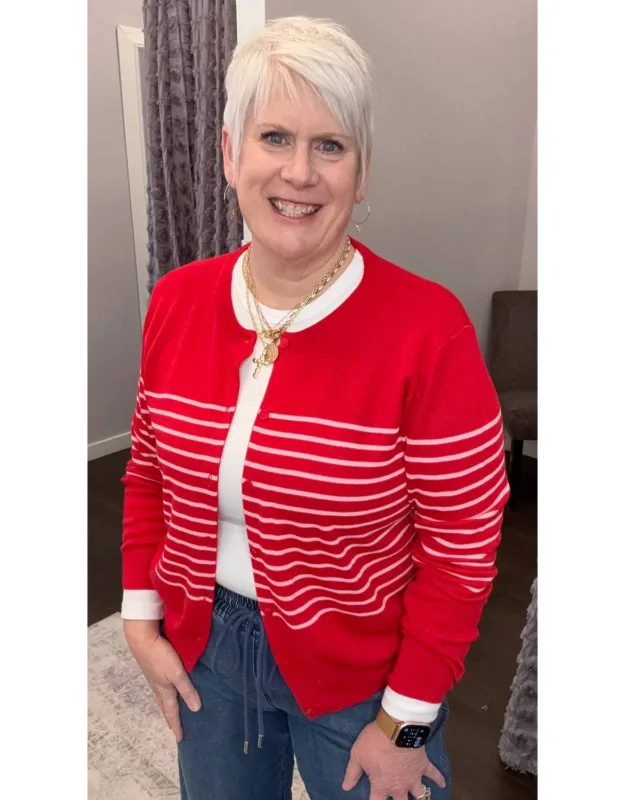 Heartbreaker Stripe Cardigan