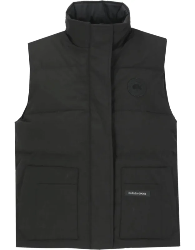 High Neck Padded Sleeveless Coat