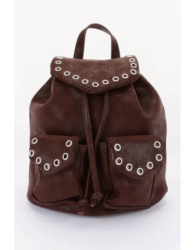 Vegan Leather Backpack