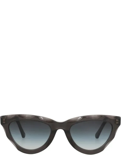 Cat Eye-frame Recycled Acetate Sunglasses With Protective Case And Cleaning Cloth