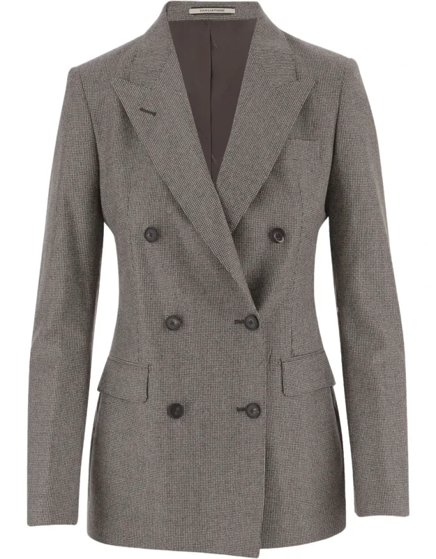 Wool Double-breasted Blazer
