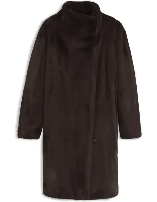 Relaxed-fit Teddy Coat