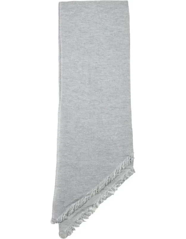 Virgin Wool-blend Fringed Scarf