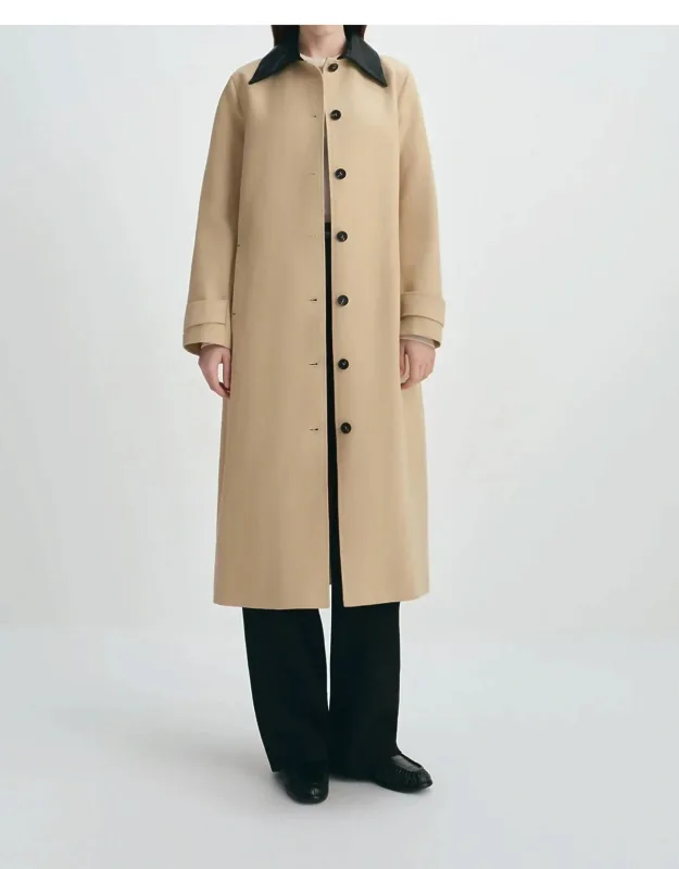 Vinni Pu Collar Car Coat