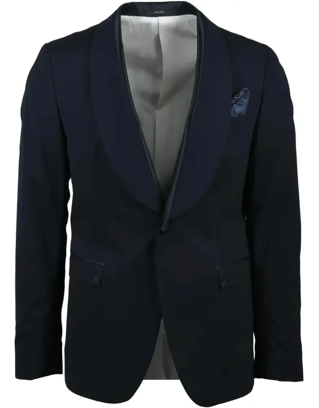 Tailored Virgin Wool Stretch Blazer