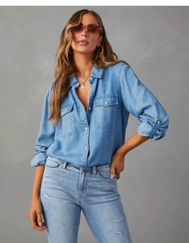 Lightweight Denim Shirt