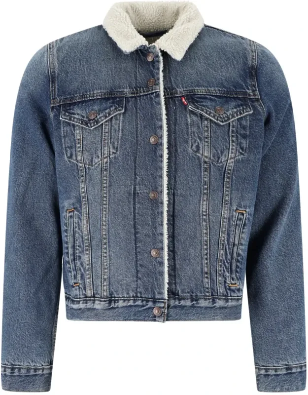 Denim Sherpa Trucker Jacket