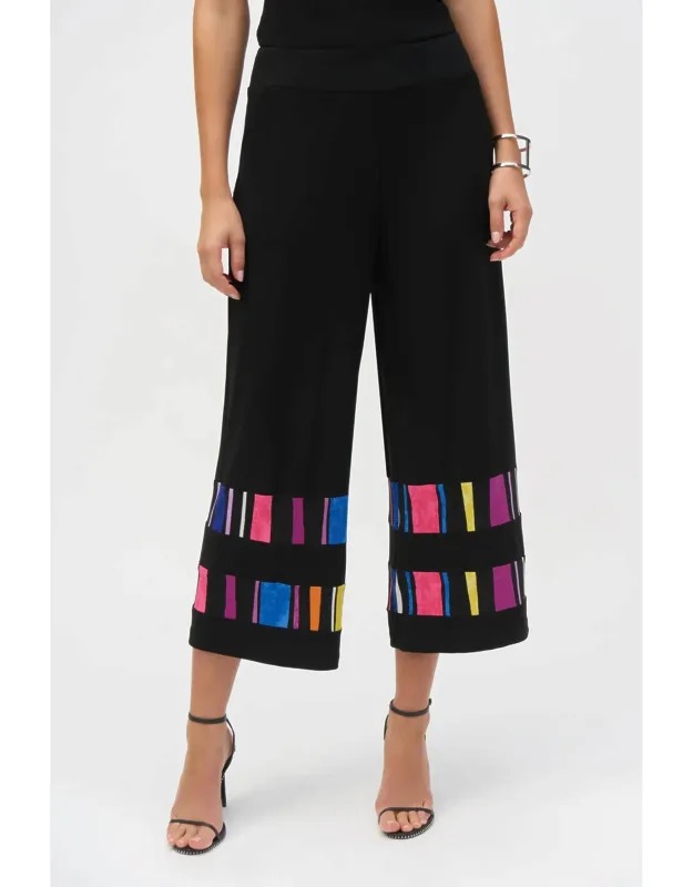 Wide Leg Culotte Pants