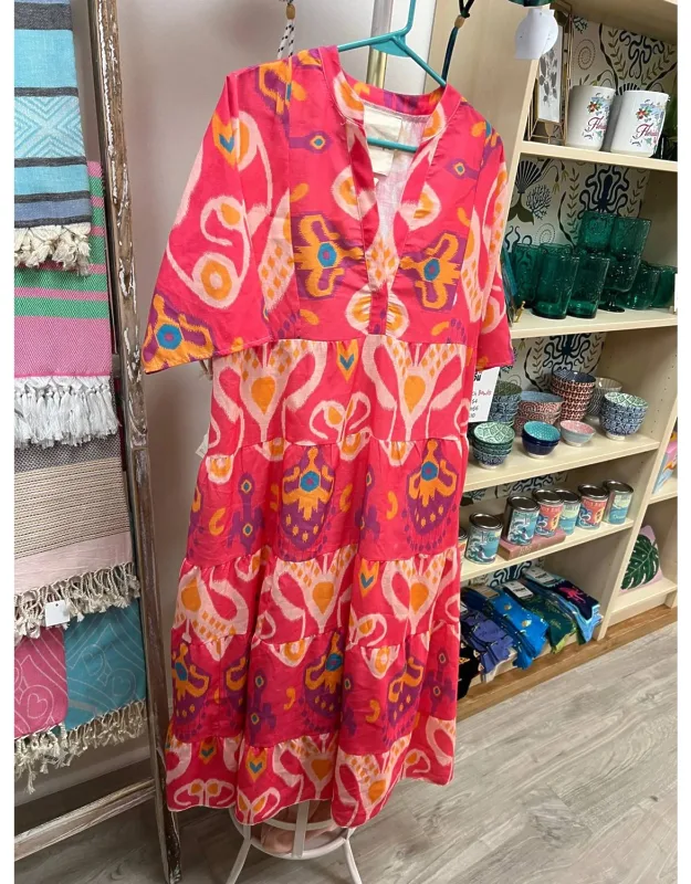 Ikat Maxi Dress