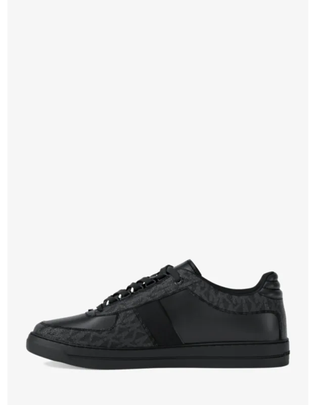 Brady Signature Logo And Leather Sneakers