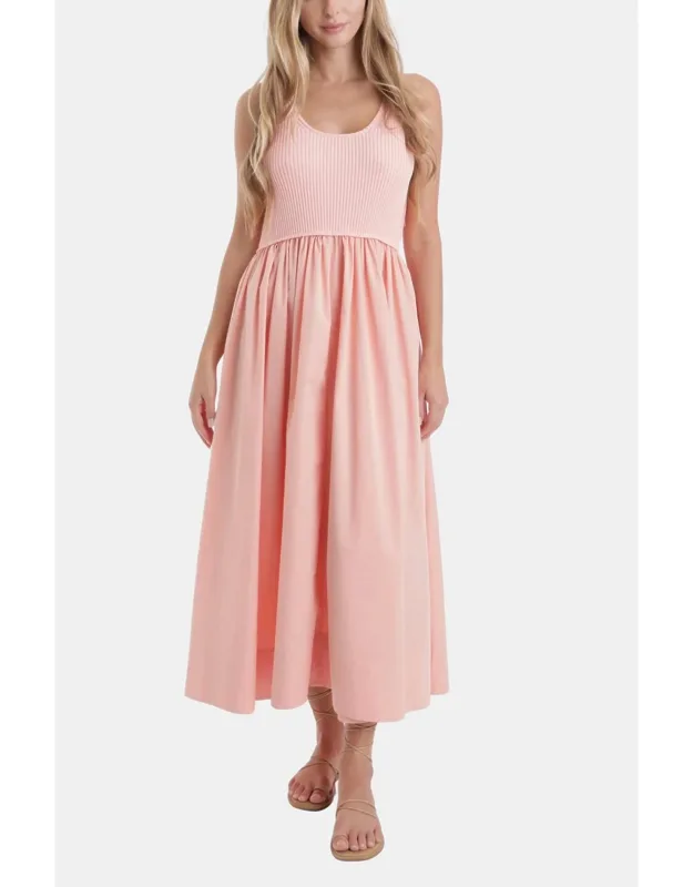 Ray Knit Combo Dress