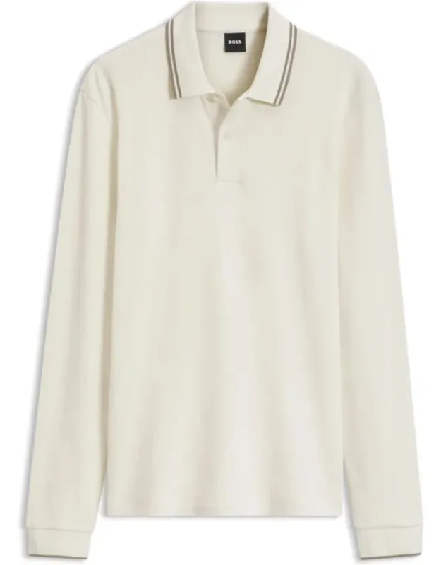 Waffle-textured Polo Shirt