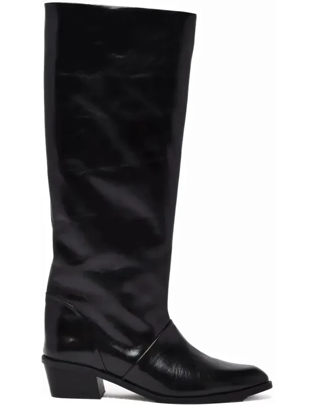 Leather Tall Boots