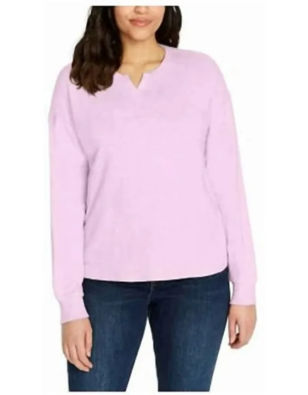 Long Sleeve Crew Neck Top