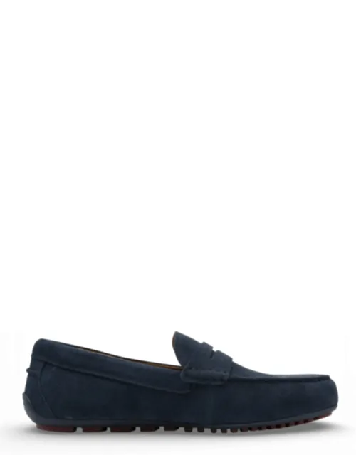 Suede Moccasin Loafers