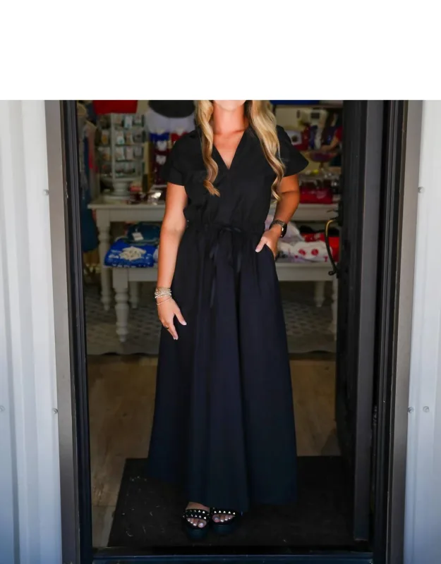 Open Back Midi Dress
