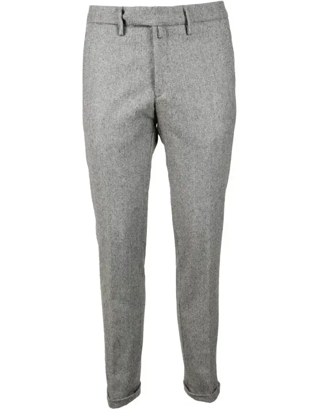 Wool-blend Stretch Pants