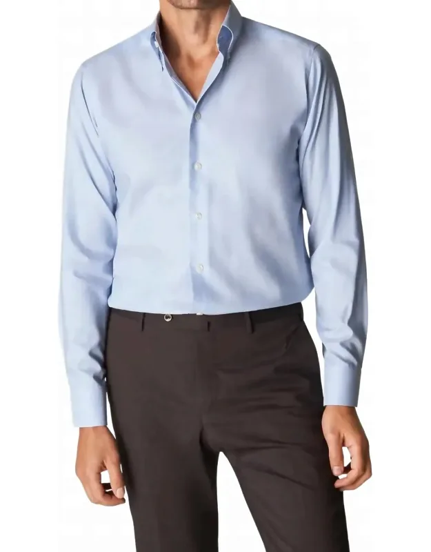 Solid Wrinkle-free Oxford Shirt