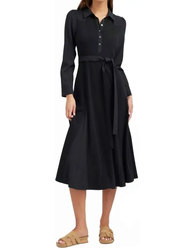 Collared Midi Dress