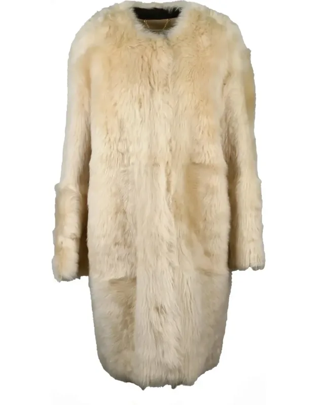 Voluminous Horsehair Coat