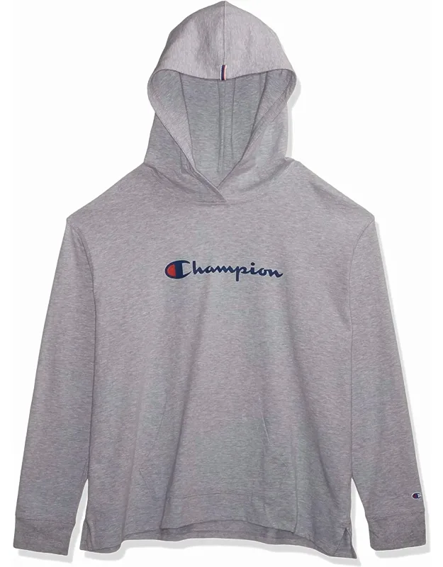 Logo Jersey Pullover Hoodie