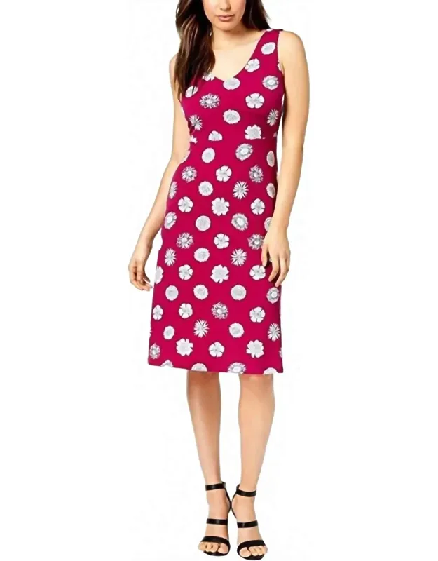 Crisscross Back A Line Mini Dress