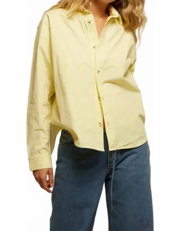 Cotton Poplin Button Down Shirt